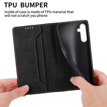 DF-05 For Samsung Galaxy A26 5G Wallet Case RFID Blocking PU Leather Phone Cover