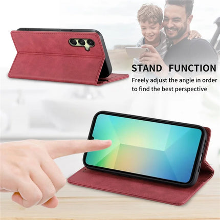 DF-05 For Samsung Galaxy A26 5G Wallet Case RFID Blocking PU Leather Phone Cover