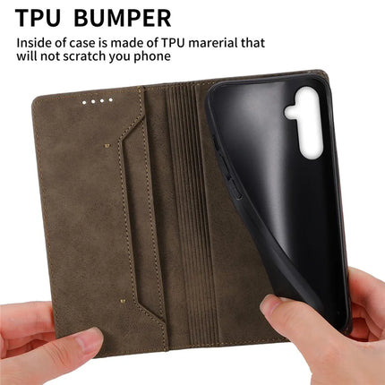 DF-05 For Samsung Galaxy A26 5G Wallet Case RFID Blocking PU Leather Phone Cover