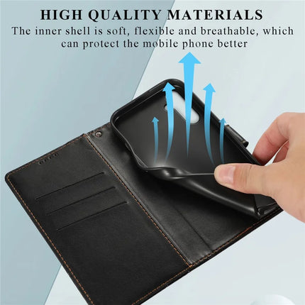 DF-06 For Samsung Galaxy A26 5G Phone Case Line Imprint Leather Wallet Cover