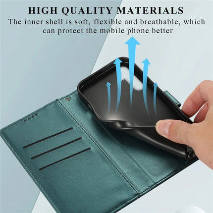DF-06 For Samsung Galaxy A26 5G Phone Case Line Imprint Leather Wallet Cover