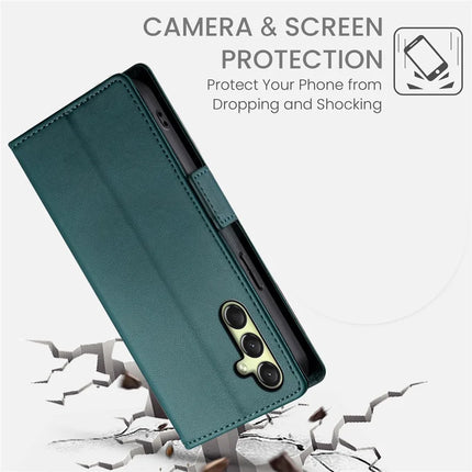 DF-010 For Samsung Galaxy A36 5G Stand Case PU Leather Wallet Phone Cover