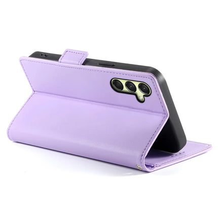 DF-010 For Samsung Galaxy A36 5G Stand Case PU Leather Wallet Phone Cover