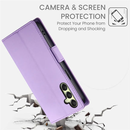 DF-010 For Samsung Galaxy A36 5G Stand Case PU Leather Wallet Phone Cover