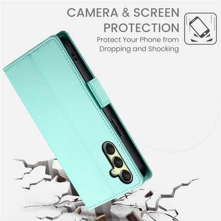DF-010 For Samsung Galaxy A36 5G Stand Case PU Leather Wallet Phone Cover