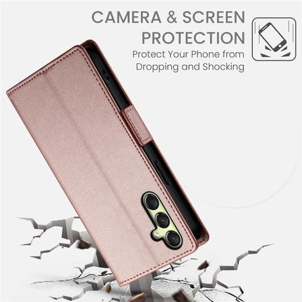 DF-010 For Samsung Galaxy A36 5G Stand Case PU Leather Wallet Phone Cover