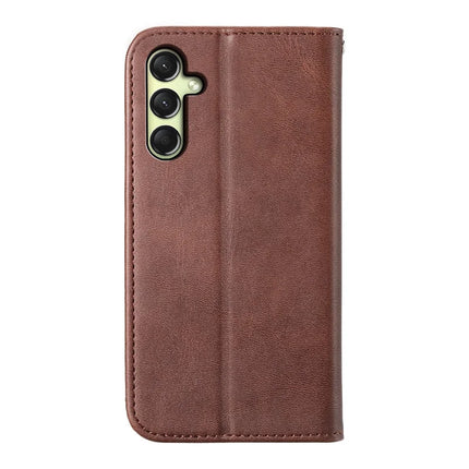 For Samsung Galaxy A36 5G Case Calf Texture PU Leather Phone Cover with Wallet