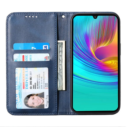 For Samsung Galaxy A36 5G Case Calf Texture PU Leather Phone Cover with Wallet