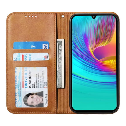 For Samsung Galaxy A36 5G Case Calf Texture PU Leather Phone Cover with Wallet