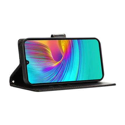 DF-06 For Samsung Galaxy A36 5G Phone Case Line Imprint Leather Wallet Cover