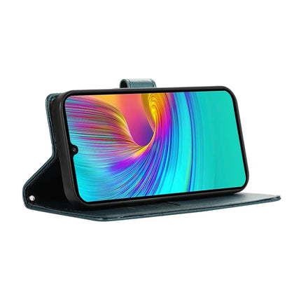 DF-06 For Samsung Galaxy A36 5G Phone Case Line Imprint Leather Wallet Cover