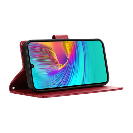 DF-06 For Samsung Galaxy A36 5G Phone Case Line Imprint Leather Wallet Cover