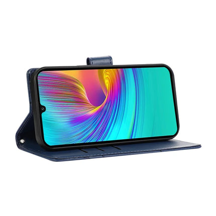 DF-06 For Samsung Galaxy A36 5G Phone Case Line Imprint Leather Wallet Cover