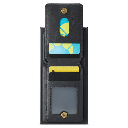 MAGKING K1 Series For Samsung Galaxy S23 Ultra Magnetic Case PC+TPU+PU Phone Cover with Card Holder