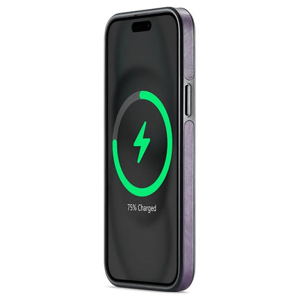 MAGKING K1 Series For iPhone 13 Magnetic Case PC+TPU+PU Leather Phone Cover