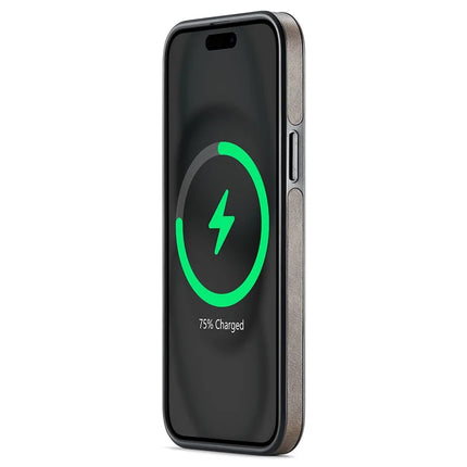 MAGKING K1 Series For iPhone 13 Magnetic Case PC+TPU+PU Leather Phone Cover