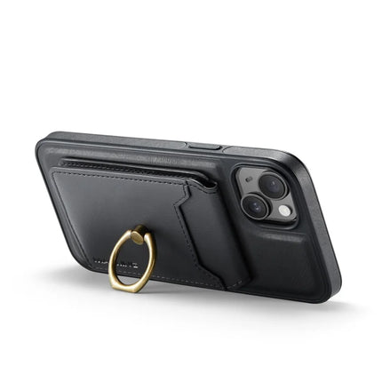 MAGKING K1 Series For iPhone 13 Magnetic Case PC+TPU+PU Phone Cover with Card Holder