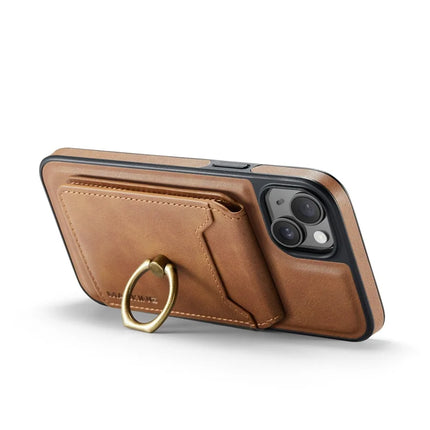 MAGKING K1 Series For iPhone 13 Magnetic Case PC+TPU+PU Phone Cover with Card Holder