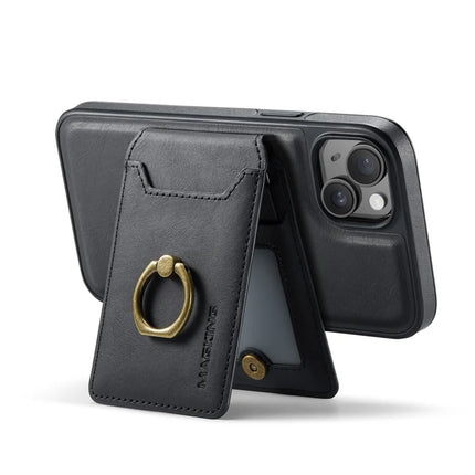 MAGKING K1 Series For iPhone 14 Magnetic Case PC+TPU+PU Phone Cover with Card Holder