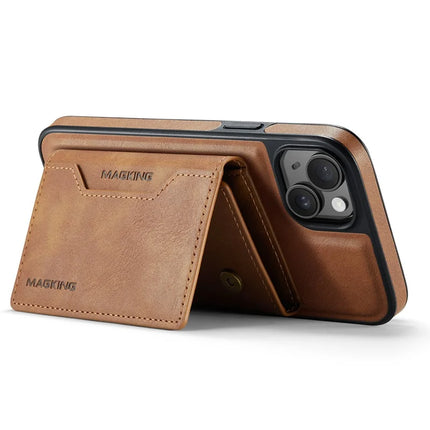 MAGKING K2 Series For iPhone 13 Case Compatible with MagSafe PC+TPU+PU Phone Cover