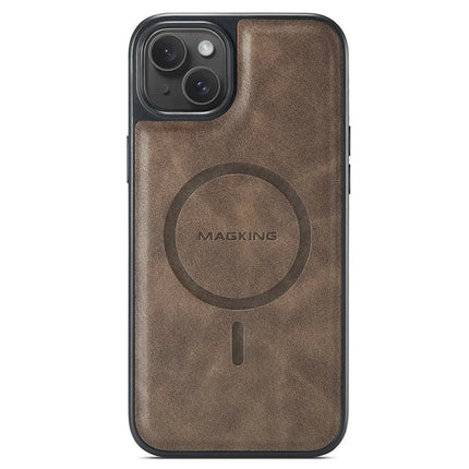 MAGKING K2 Series For iPhone 13 Case Compatible with MagSafe PC+TPU+PU Phone Cover
