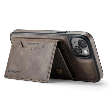 MAGKING K2 Series For iPhone 13 Case Compatible with MagSafe PC+TPU+PU Phone Cover
