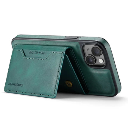 MAGKING K2 Series For iPhone 13 Case Compatible with MagSafe PC+TPU+PU Phone Cover