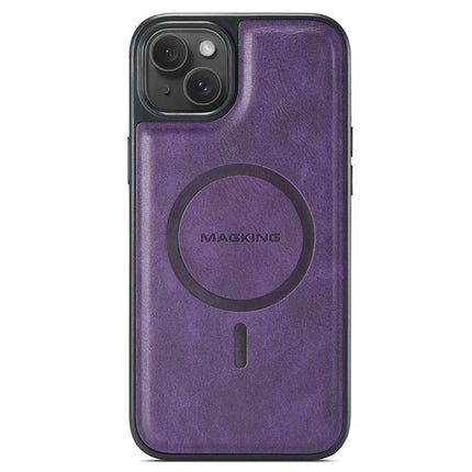 MAGKING K2 Series For iPhone 13 Case Compatible with MagSafe PC+TPU+PU Phone Cover
