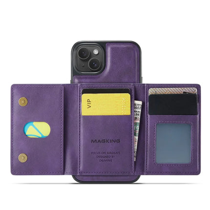MAGKING K2 Series For iPhone 13 Case Compatible with MagSafe PC+TPU+PU Phone Cover