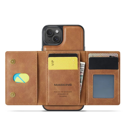 MAGKING K2 Series For iPhone 14 Case Compatible with MagSafe PC+TPU+PU Phone Cover
