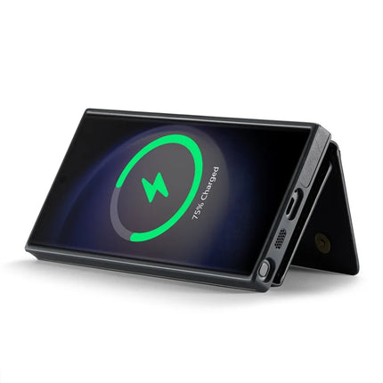 MAGKING K2 Series For Samsung Galaxy S23 Ultra Case Compatible with MagSafe PC+TPU+PU Phone Cover