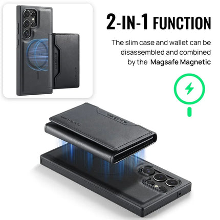 MAGKING K2 Series For Samsung Galaxy S23 Ultra Case Compatible with MagSafe PC+TPU+PU Phone Cover
