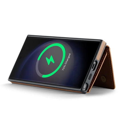 MAGKING K2 Series For Samsung Galaxy S23 Ultra Case Compatible with MagSafe PC+TPU+PU Phone Cover