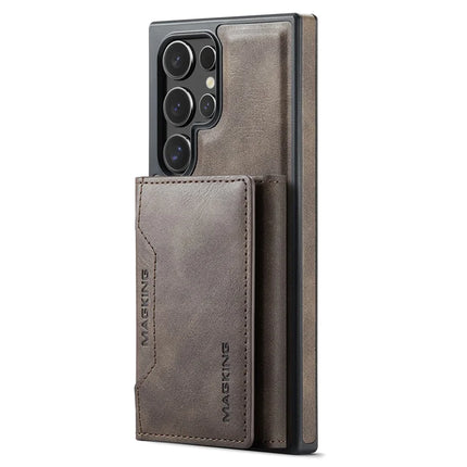 MAGKING K2 Series For Samsung Galaxy S23 Ultra Case Compatible with MagSafe PC+TPU+PU Phone Cover