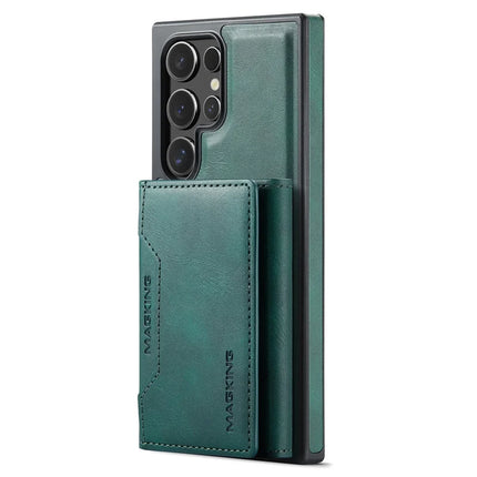 MAGKING K2 Series For Samsung Galaxy S23 Ultra Case Compatible with MagSafe PC+TPU+PU Phone Cover