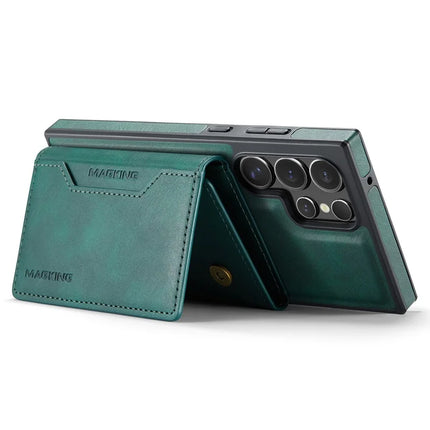 MAGKING K2 Series For Samsung Galaxy S23 Ultra Case Compatible with MagSafe PC+TPU+PU Phone Cover