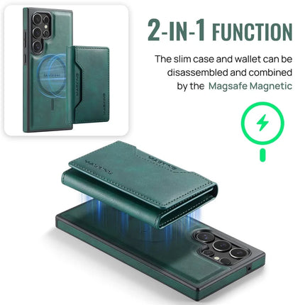 MAGKING K2 Series For Samsung Galaxy S23 Ultra Case Compatible with MagSafe PC+TPU+PU Phone Cover
