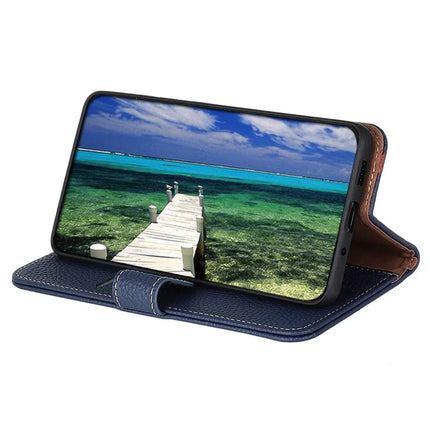 KHAZNEH For Honor Magic7 Lite 5G / X9c 5G / X60 Pro 5G Phone Case Genuine Cow Leather Flip Cover