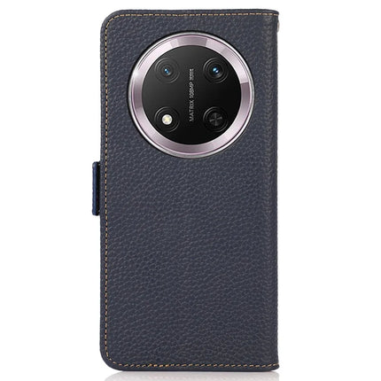 KHAZNEH For Honor Magic7 Lite 5G / X9c 5G / X60 Pro 5G Phone Case Genuine Cow Leather Cover RFID Blocking