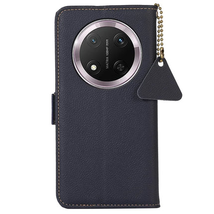 TJ For Honor Magic7 Lite 5G / X9c 5G / X60 Pro 5G Case RFID Blocking Genuine Cow Leather Phone Cover