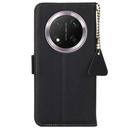 TJ For Honor Magic7 Lite 5G / X9c 5G / X60 Pro 5G Case RFID Blocking Genuine Cow Leather Phone Cover