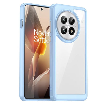 For OnePlus 13 Case TPU+Acrylic Protective Clear Phone Cover - Blue