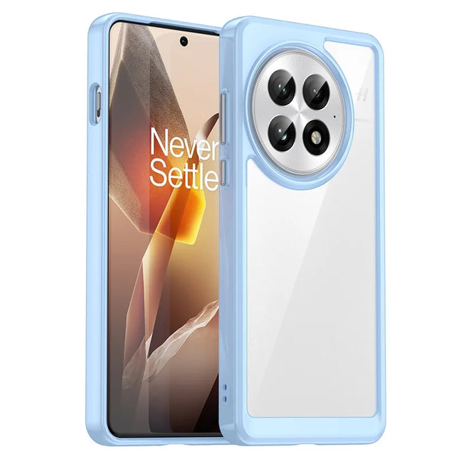 For OnePlus 13 Case TPU+Acrylic Protective Clear Phone Cover - Blue