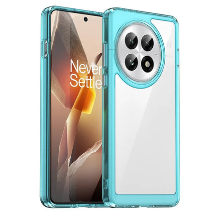 For OnePlus 13 Case TPU+Acrylic Protective Clear Phone Cover - Transparent Blue