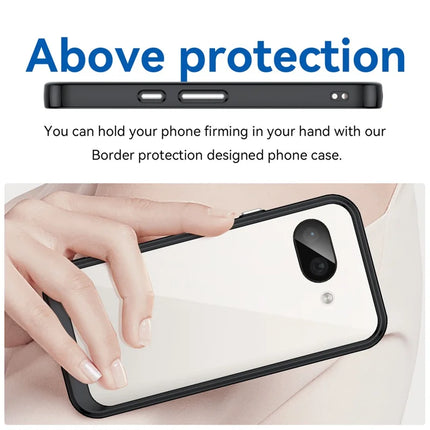 For Google Pixel 9a Case TPU+Acrylic Protective Clear Phone Cover