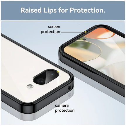 For Google Pixel 9a Case TPU+Acrylic Protective Clear Phone Cover