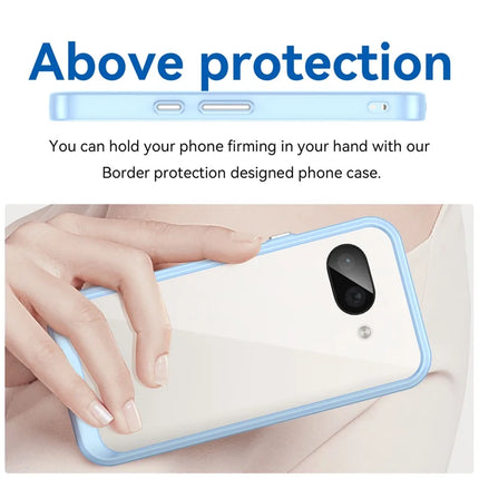 For Google Pixel 9a Case TPU+Acrylic Protective Clear Phone Cover