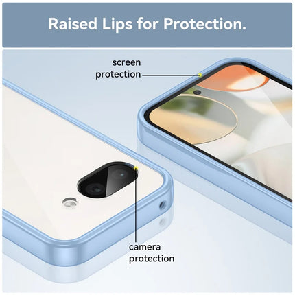 For Google Pixel 9a Case TPU+Acrylic Protective Clear Phone Cover