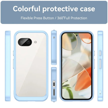 For Google Pixel 9a Case TPU+Acrylic Protective Clear Phone Cover