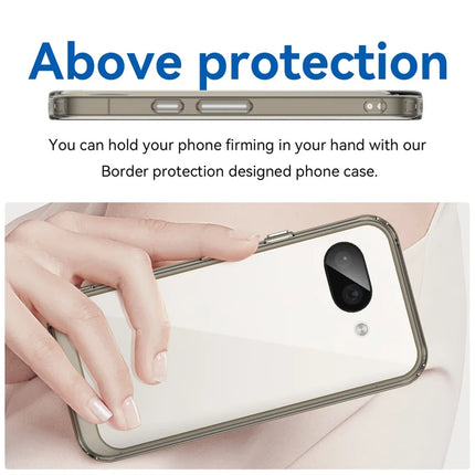 For Google Pixel 9a Case TPU+Acrylic Protective Clear Phone Cover